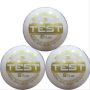 Thrax Test White Cricket Ball (Set of 3)