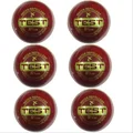 Thrax Test Leather Cricket Ball Set of 6