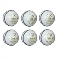 Thrax Super Club White Cricket Ball (Set of 6)