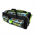 Thrax Super Pack Wheel Cricket Kit Bag Army Blue Black Lime