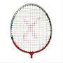 Set of 2 Thrax Hammer Power 11 Badminton Racket ( Red )