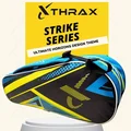 Thrax Strike Series Badminton Kit Bag Blue and Yellow Color