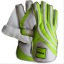 Thrax Extreme Grip Cricket Wicket Keeping Gloves Lime and White