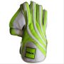 Thrax Extreme Grip Cricket Wicket Keeping Gloves Lime and White