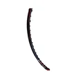 Thrax Air Strike 979 Lite 79 Gms weight 30 Lbs Tension Unstrung Badminton Racket (Free Thrax Grip of Rs 140/-)
