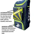 Thrax BGT Duffle Cricket Kit Bag Blue Lime Colour