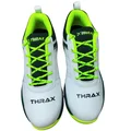 Thrax Brace Rubber Cricket Stud Shoes Neon Yellow Dark Green And White 