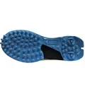 Thrax Brace Rubber Cricket Stud Shoes white, yellow, and blue 