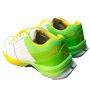 Thrax Hoop Cricket Rubber Stud Cricket Shoes White, Yellow, &  Lime Green