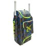Thrax Extreme Duffle With Wheels Cricket Kit Bag Army Blue Black Lime