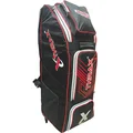 Thrax Mega Haul Pro Cricket Kit Bag Colour Black Red With with (tractor Wheels)