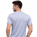 Thrax MT01 Badminton T Shirt Grey Color Round Neck