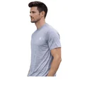 Thrax MT01 Badminton T Shirt Grey Color Round Neck