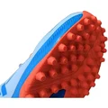 Thrax Rampaze Rubber Cricket Stud Shoes White,Turquoise Blue, Orange