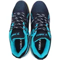 Thrax Shadow Strike Badminton Shoes Color Black Aqua Blue