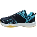 Thrax Shadow Strike Badminton Shoes Color Black Aqua Blue