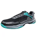 Thrax Smash Badminton shoes Black and Vivid Sky