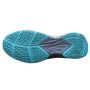 Thrax Smash Badminton shoes Black and Vivid Sky With Thrax Strike Series Badminton Kit Bag Blue and Orange Color