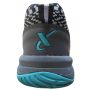 Thrax Smash Badminton shoes Black and Vivid Sky With Thrax Strike Series Badminton Kit Bag Blue and Orange Color