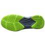 Thrax Smash Badminton shoes Lilac Mint and Green Flash With Thrax Strike Series Badminton Kit Bag Blue and Yellow Color