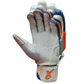 Thrax ST 1800 Cricket Batting Gloves White Orange Blue 