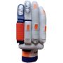 Thrax ST 1800 Cricket Batting Gloves White Orange Blue (Youth Size Right-Handed)