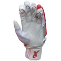 Thrax ST 1800 Cricket Batting Gloves White Red Gold
