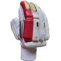 Thrax ST 1800 Cricket Batting Gloves White Red Gold