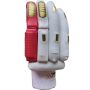 Thrax ST 1800 Cricket Batting Gloves White Red Gold (Youth Size Right-Handed)