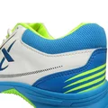 Thrax Power Boost Cricket Stud Shoes White Sky Blue Neon Green