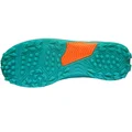 Thrax Power Boost Cricket Stud Shoes White Sea Green Neon Orange 