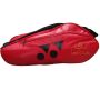 YONEX SSS-3D-Q014-2226-BT6-S Badminton Kit Bag - (Red-Black)