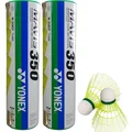 YONEX Mavis 350 | 2 Boxes -12 Nylon Shuttlecock|Green cap