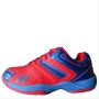 Yonex All England 20 Badminton Shoes Neon Coral Clemetis Blue