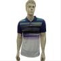 YONEX PM 19 649 26B16 S Badminton T Shirt Royal Blue Color Neck Size XL