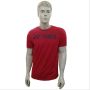 YONEX RM S092 741 IN 17816 S Badminton T Shirt Ribbon Red Round Neck Size Medium
