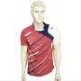 YONEX RM 92 12088 26TG16 SR Badminton T Shirt Red Round Neck Size XL