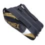 Yonex  SUNR 7329TG BT9 Black and Golden Badminton Kit Bag