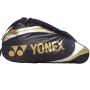 Yonex  SUNR 7329TG BT9 Black and Golden Badminton Kit Bag