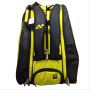 YONEX SUNR 9629 TG BT9 SR Badminton Kit Bag Black and Yellow
