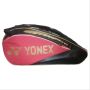 YONEX SUNR WE01TG BT6 SR Badminton Kit Bag Black and Red