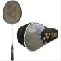 Yonex NanoRay D1 Badminton Racket And YONEX SUNR 1005 PRM Badminton Kit Bag Black and Silver