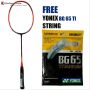 Yonex Voltric 10 DG Badminton Racket With Free Yonex BG 65 Ti