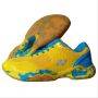 Yonex Super ACE V Badminton Shoes Yellow and Blue