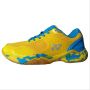 Yonex Super ACE V Badminton Shoes Yellow and Blue