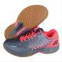 Yonex Court ACE Matrix Badminton Shoes Gray and Red