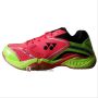 Yonex Court ACE Light Badminton Shoes Red Lime green and Black