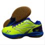 Yonex Court ACE Tough Badminton Shoes Lime Blue and Purple