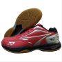 Yonex Court ACE Tough Badminton Shoes Red Black and Silver