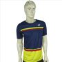 Yonex RM S092 1792 COC19 S Badminton T Shirt Patriot Blue ButterCup Size Medium